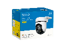 TP-LINK TAPO C510W - Cámara IP inalámbrica con movimiento motorizado para exterior, 3 Megapixeles, Lente fijo 3.9 mm,  Iluminadores IR 30mts, Micrófono y Bocina Integrados, IP65, Ranura MicroSD, LED luz blanca, Wifi 2.4Ghz, Smart Motion Tracking 