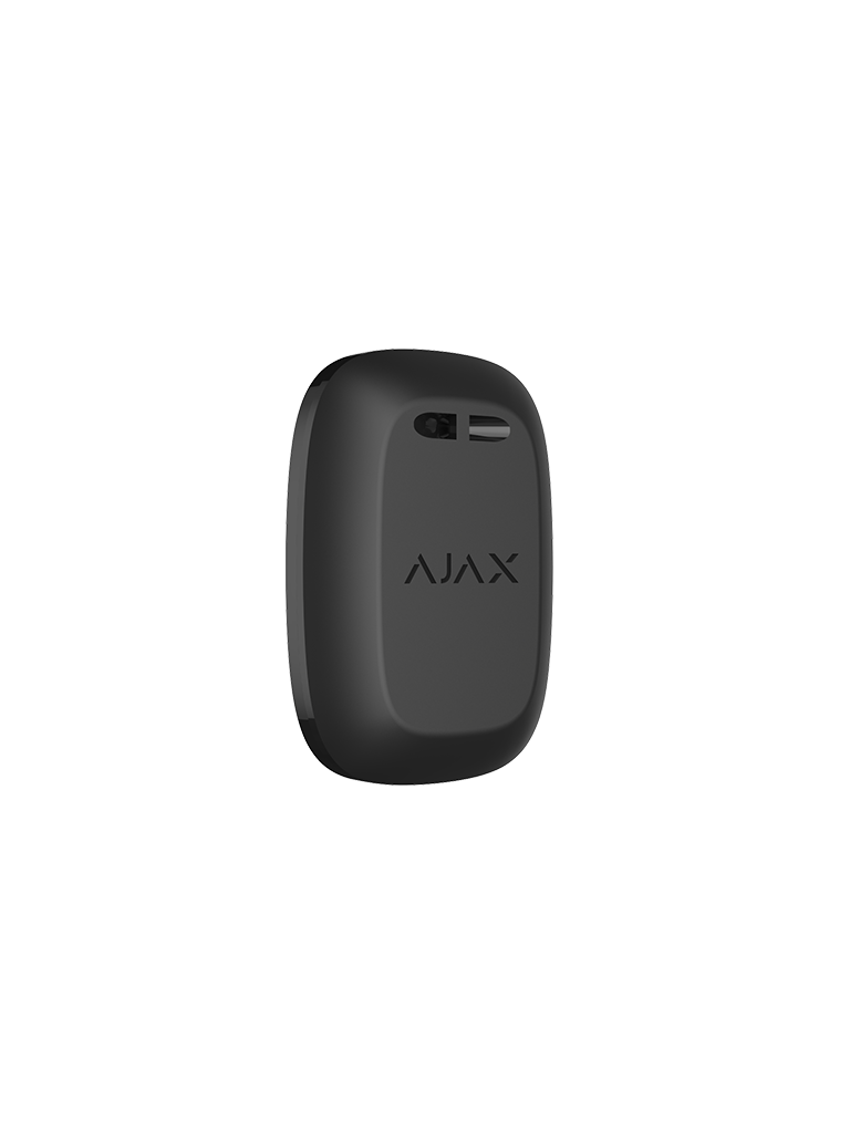 AJAX  Button B - Botón  inteligente  multifuncional.    Botón de pánico / Control de dispositivos de automatización / Silenciar alarmas de detectores de incendios. Color Negro (28202.26.BL3)