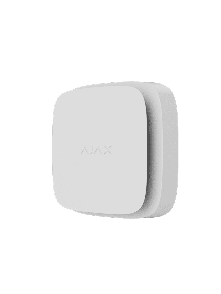AJAX FireProtect 2 RB (Heat/Smoke/CO) - Detector inalámbrico de incendio con sensores de Calor, Humo y Monóxido de Carbono (CO). Color Blanco 