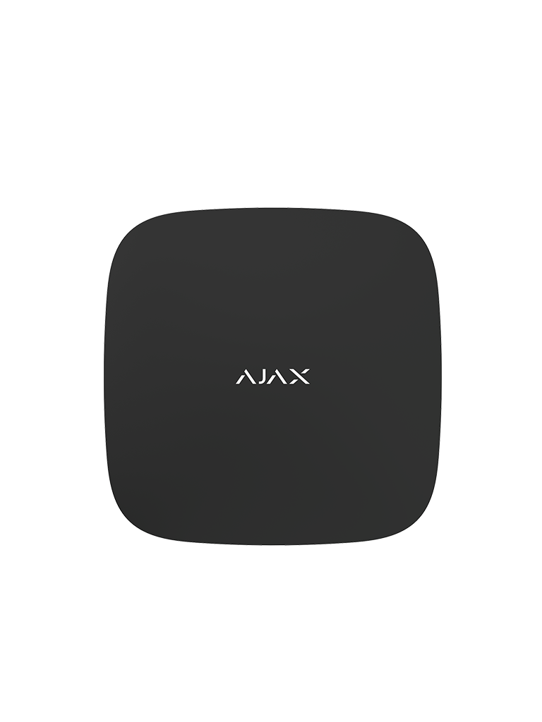 AJAX Hub2PlusB - Panel de alarma conexión Ethernet / WiFi / LTE color Negro / APP “AJAX PRO” iOS y Android / hasta 200 dispositivos / Hasta 100 cámaras / Hasta 200 Usuarios / 2 SIM / Hasta 14h de duración de la batería (28280.40.BL3) 