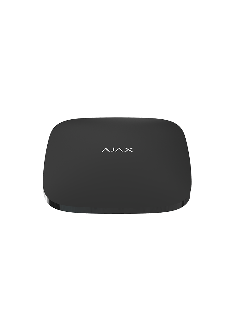 AJAX Hub2PlusB - Panel de alarma conexión Ethernet / WiFi / LTE color Negro / APP “AJAX PRO” iOS y Android / hasta 200 dispositivos / Hasta 100 cámaras / Hasta 200 Usuarios / 2 SIM / Hasta 14h de duración de la batería (28280.40.BL3) 