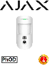 AJAX MotionCam W (PhOD) - Detector de movimiento con Verificación fotográfica y con la función de mandar imágenes sobre demanda. Color Blanco #VIVESEGURO
