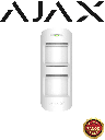 AJAX MotionProtect Outdoor W - Detector de movimiento inalámbrico para exterior con sistema anti-enmascaramiento avanzado. Color Blanco (28302.33.WH3) 
