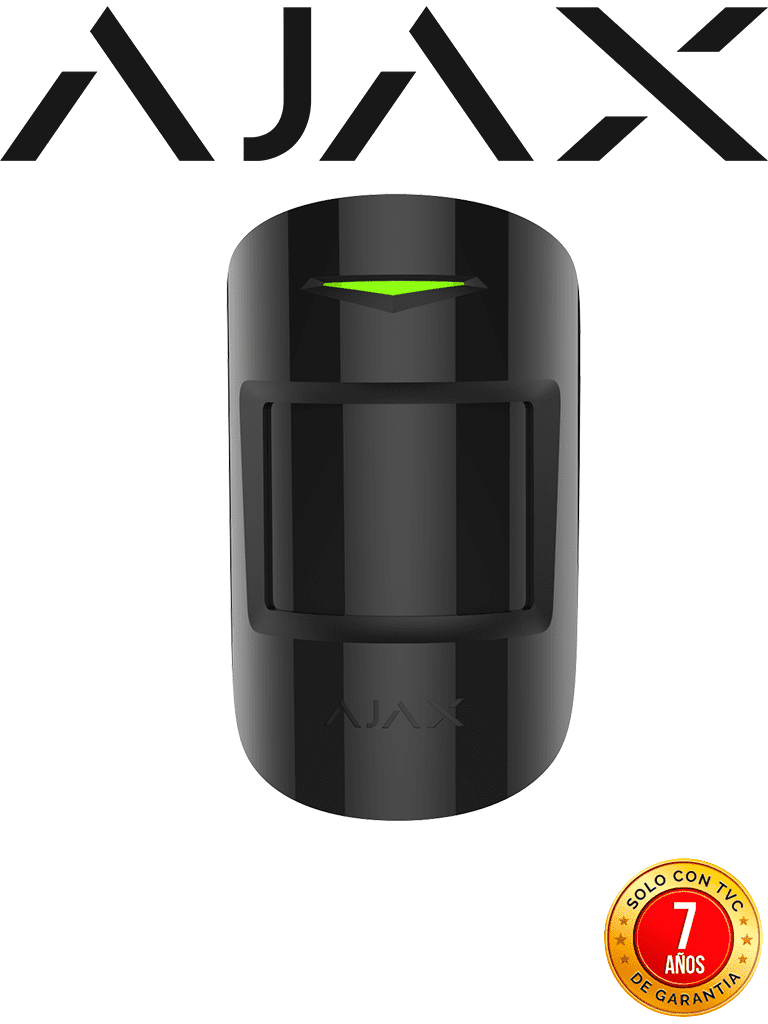AJAX MotionProtect PlusB - Detector de movimiento inalámbrico Microondas e Infrarrojo. Color Negro  (28303.02.BL3)
