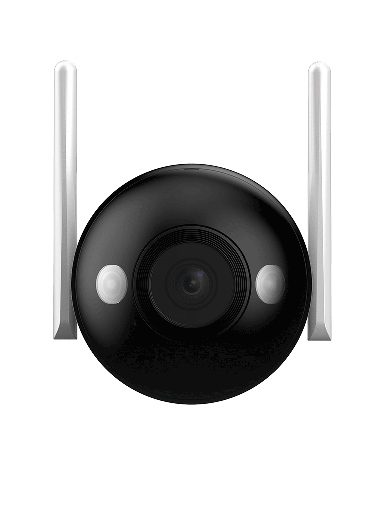 DAHUA DH-IPC-F4CN-PV-0280B - Cámara IP Bullet WiFi de 4 Megapíxeles con Dual Light, disuasión activa, audio bidireccional (micrófono y altavoz), Full Color hasta 30 metros, H.265, luz cálida, DWDR y ranura MicroSD #WiFiDahua