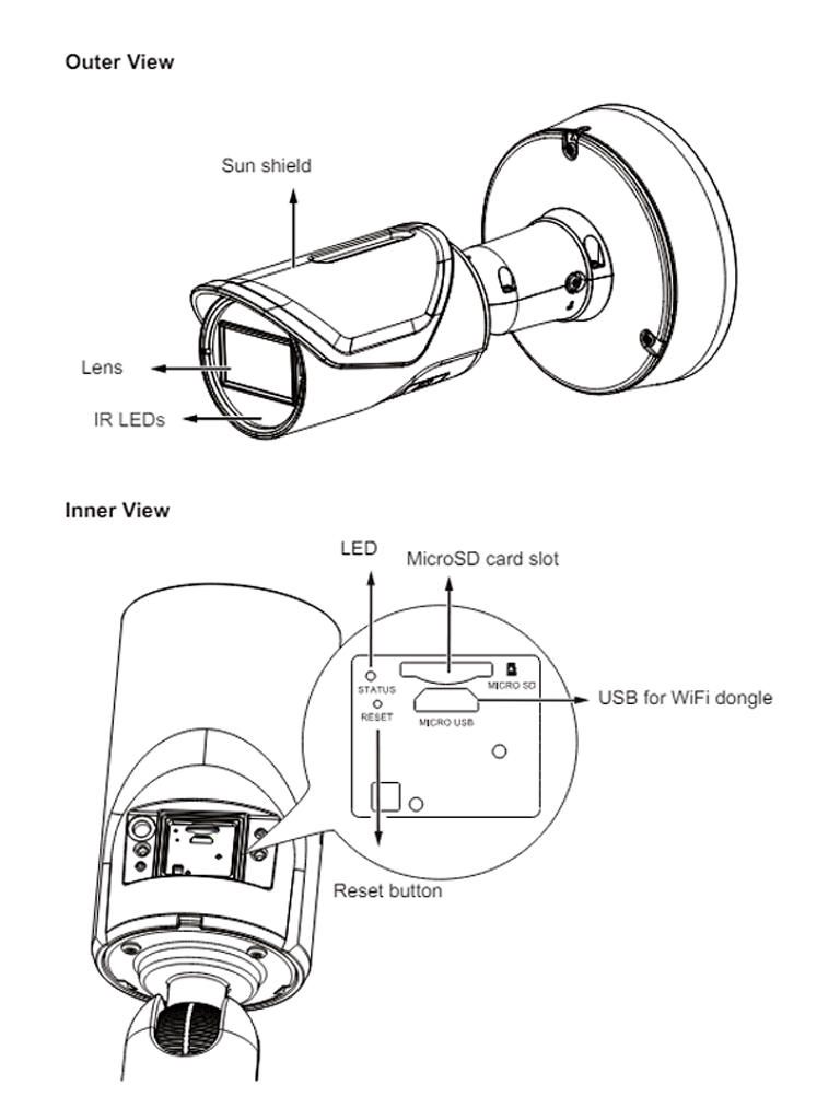 VIVOTEK IB9387-EHTV-V3 - Camara IP bullet exterior 5 Megapixeles, Lente Varifocal Remoto 2.7-13.5mm, Smart IR II 50mts, WDR Pro, Visión SNV, Deep Search, Smart VCA, Protección IP67, IK10,Ciberseguridad Trend Micro, Conectores DI,DO, ONVIF, NDAA