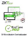 ZKTECO BIOTIMEPROPREMIUM - Licencia de Asistencia Vitalicia / Versión WEB / Para 50 terminales centralizadas / 6000 Empleados / 1 Punto para App / 5 Multicompañías