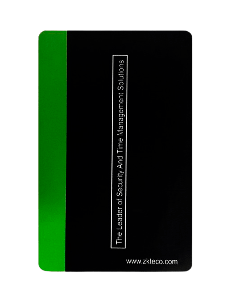 ZKTECO IDCOLORCARD - Tarjeta de proximidad ID de 125 KHZ color negra / Sin folio impreso /  Unitaria / Logo ZKTeco