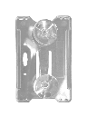 ZKTECO PARKINGCARDHOLDER -  Porta tarjeta de Plástico /  Compatible con tarjetas .88 mm / Unitario