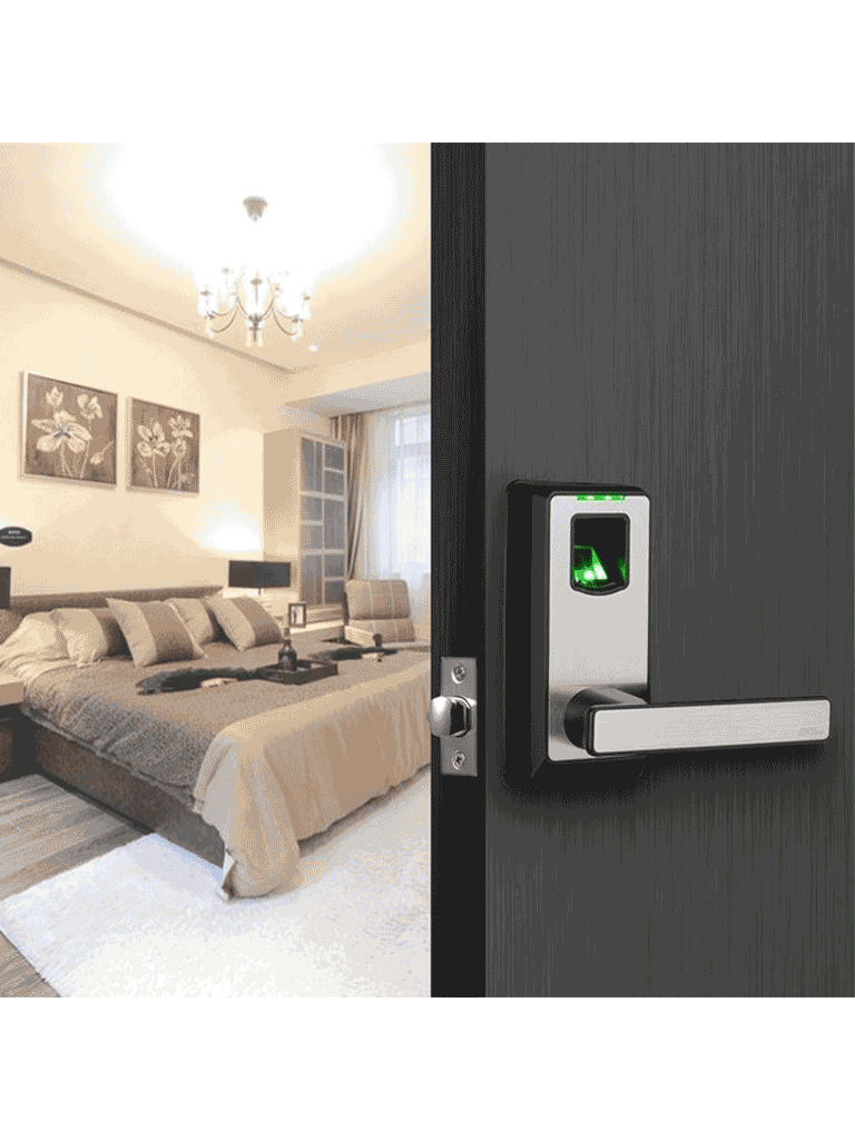 ZKTECO PL10ID - Cerradura Biometrica Standalone / 90 Huellas / Tarjetas ID 125 KHz /Izquierda y Derecha 