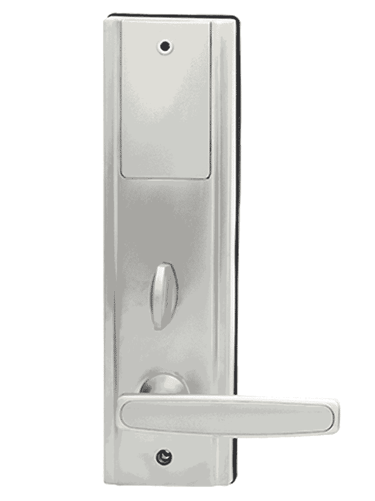 ZKTECO LH3600R - Cerradura Derecha para Hotel con Tecnología Mifare 13.56 MHz, Compatible con Puertas de 35 a 55 mm de Grosor, Estándar Americano, con 5 Pestillos de Seguridad