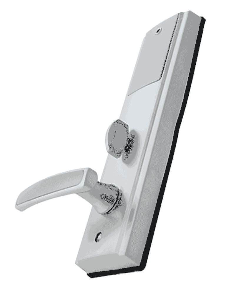 ZKTECO LH3600L - Cerradura Izquierda para Hotel con Tecnología Mifare 13.56 MHz, Compatible con Puertas de 35 a 55 mm de Grosor, Estándar Americano, con 5 Pestillos de Seguridad