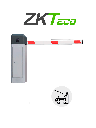 ZKTECO PB4060L - Barrera Vehicular Izquierda / 6 Segundos 