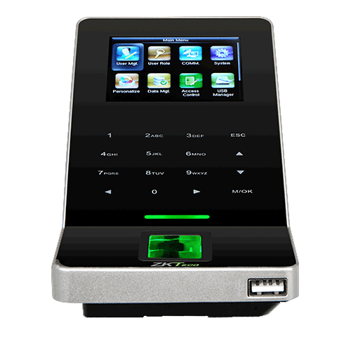 ZKTECO F22Mifare - Control de Acceso y Asistencia / 3000 Huellas / 5000 Tarjetas Mifare / Teclado Táctil / Sensor de Huella BIO ID / Conexión TCPIP / WiFi / ADMS Gratis 