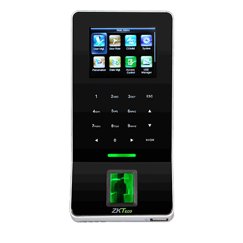 ZKTECO F22Mifare - Control de Acceso y Asistencia / 3000 Huellas / 5000 Tarjetas Mifare / Teclado Táctil / Sensor de Huella BIO ID / Conexión TCPIP / WiFi / ADMS Gratis 