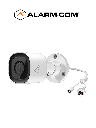 ALARM.COM ADCV727P- Camara bullet Exterior + Poe ( Pro ) + audio 2 vias 2 Mp Compatible Con Aplicación De Alarm.Com