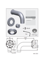 BOSCH V_NDAUWMT - Soporte de pared colgante / Compatible para camara domo