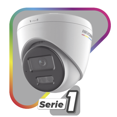 Bala IP 2 Megapixel / ACUSENSE Lite (Detección de Movimiento en Humanos y Vehículos)  / Lente 2.8 mm / Luz Blanca 30 mts / Imagen a Color 24/7 / Exterior IP67 /  WDR 120 dB / PoE / ONVIF / MicroSD