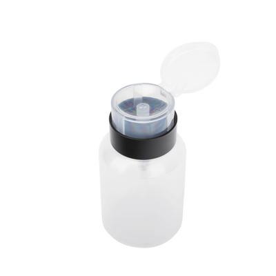 Botella Dispensadora de Alcohol, Capacidad 200 ml, Sistema de Bloqueo-Antiderrames, Ideal para Limpieza de Fibra Óptica