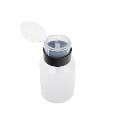Botella Dispensadora de Alcohol, Capacidad 200 ml, Sistema de Bloqueo-Antiderrames, Ideal para Limpieza de Fibra Óptica