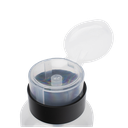 Botella Dispensadora de Alcohol, Capacidad 200 ml, Sistema de Bloqueo-Antiderrames, Ideal para Limpieza de Fibra Óptica