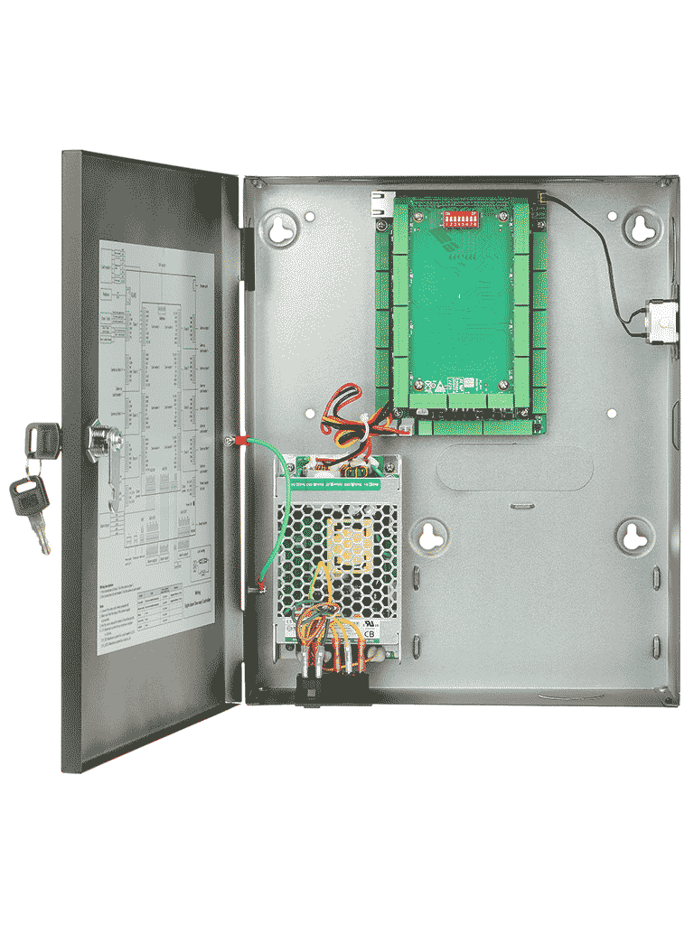 DAHUA  DHI-ASC2208C-S - Control de acceso TCP/IP /8 puertas 8 lectoras vía Wiegand o RS485 / 100,000 Tarjetas / 150,000 Eventos / Admite biométricos DAHUA / Soporta batería de respaldo/
