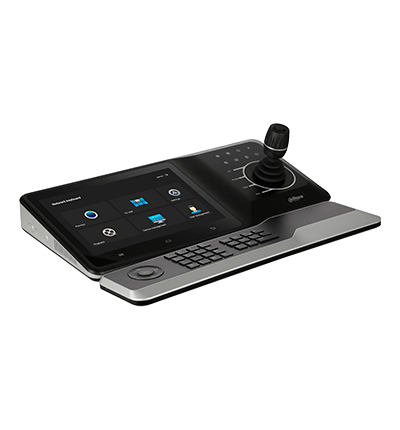 DAHUA  DHI-NKB5200-F - Teclado Controlador de Red HD/ Control de PTZs, DVRs, NVRs e IPC/ 4 Salidas HDMI/ Soporta Función de Videowall/ Soporta Resolución 4k/ Onvif/ Teclado Inalámbrico/ Pantalla Tactil de 10 Pulgadas/ Wifi/ RS232/RS485/ #ProAccesorios