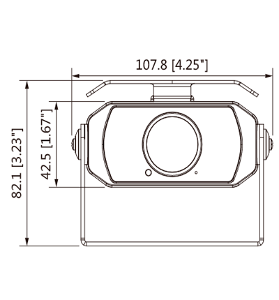 DAHUA DH-IPC-HMW3230-M - Camara IP para Monitoreo de Conductor de 2 Megapixeles/ Lente de 6mm/ IR de 5m/ Especial para Uso con NVR Movil/ Analitico DSM/ RJ45/ PoE/ #LoNuevo