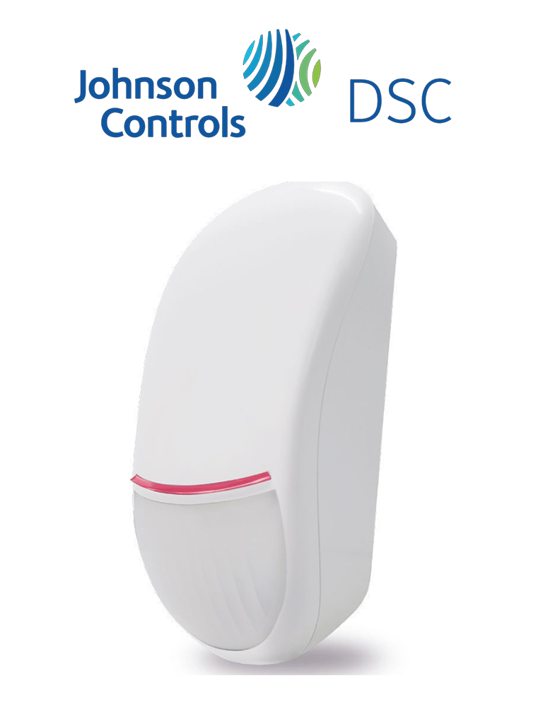 DSC LC200- Detector de movimiento digital infrarrojo cableado anti-mascotas. 15 mts tecnología LODIFF® Optics y POLY IR®, 