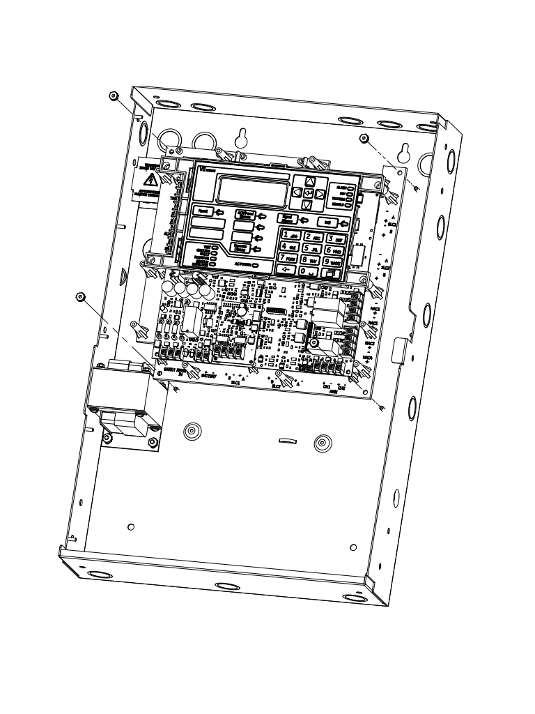 KIDDE F_VS1GSPKIT10 - Panel 64 Dispositivos Direccionables / 10 Detectores de Humo con Bases / 2 Estaciones Manuales / 2 Sirena con Estrobo