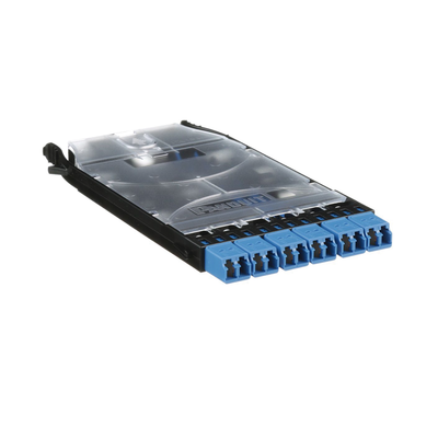 Cassette HD Flex™ Con 6 Puertos LC Duplex (12 Fibras), Para Fibra Monomodo OS2, Color Azul