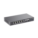 4 en 1: Firewall, Router, PBX IP, Switch Gigabit de 5 Puertos (4 PoE) y 2 Puertos SFP 2.5 Gigabit