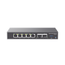 4 en 1: Firewall, Router, PBX IP, Switch Gigabit de 5 Puertos (4 PoE) y 2 Puertos SFP 2.5 Gigabit