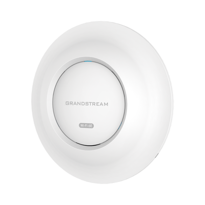 Punto de acceso Wi-Fi 6E tribanda GWN 802.11ax, con administración desde la nube gratuita o stand-alone.