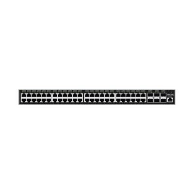 Switch Gigabit PoE+ Administrable / 48 puertos 10/100/1000 Mbps + 6 Puertos SFP+ / Hasta 400W / Compatible con GWN Cloud.