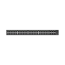 Switch Gigabit PoE+ Administrable / 48 puertos 10/100/1000 Mbps + 6 Puertos SFP+ / Hasta 400W / Compatible con GWN Cloud.