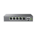 Switches de red Multi-Gigabit de 2.5G No Administrable / 5 Puertos RJ45 de 100/1000/2500Mbps / 1 puerto de fibra SFP+