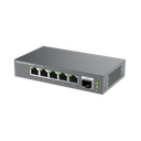 Switches de red Multi-Gigabit de 2.5G No Administrable / 5 Puertos RJ45 de 100/1000/2500Mbps / 1 puerto de fibra SFP+