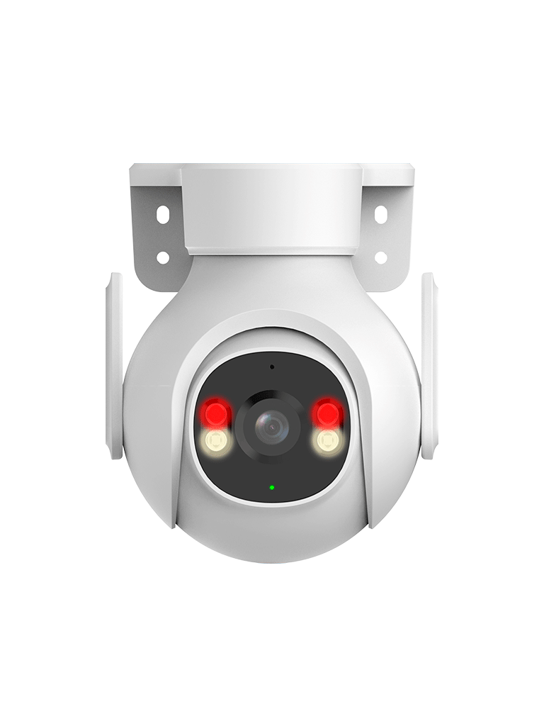 DAHUA DH-P3B-PV- Cámara IP PT WiFi de 3 Megapíxeles con audio bidireccional (micrófono y altavoz), micrófono, altavoz, sirena de 110 dB, WiFi 6, detección de personas y vehículos, IP65 y ranura MicroSD. #WiFiDahua