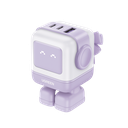 Cargador RobotGaN de 65W Serie Nexode | 3 Puertos de Carga Rápida | 2 USB-C | 1 USB-A | PD 3.0 | QC 4.0 | Carga Inteligente | Tecnología GaN II | Zapato Magnético Extraíble | Carcasa Ignifuga | Pantalla LED. 