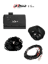 DAHUA PAQ/CDR8213-GFW+ACC - Paquete Dashcam con Camara de 2 Megapixeles/ Visión de 128.6 Grados/ Soporta 3 Camaras Adicionales/ 1 ADAS/ Microfono y Altavoz/ Conexión: 4G, GPS y Wifi/ Detección de Colisión/ Compatible con Mobile Center