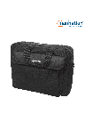 MANHATTAN 438889 Maletín para Computadora Portátil – London Acceso por la parte superior; se ajusta a la mayoría de las computadoras con pantalla amplia de hasta 15.6", Negro (Sobre Pedido)