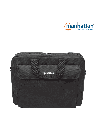 MANHATTAN 438889 Maletín para Computadora Portátil – London Acceso por la parte superior; se ajusta a la mayoría de las computadoras con pantalla amplia de hasta 15.6", Negro (Sobre Pedido)