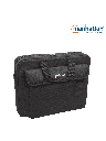 MANHATTAN 438889 Maletín para Computadora Portátil – London Acceso por la parte superior; se ajusta a la mayoría de las computadoras con pantalla amplia de hasta 15.6", Negro (Sobre Pedido)