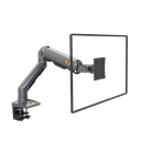 Montaje de Escritorio Articulado para Monitores de  27-45" / Soporta hasta 15 kg / Vesa 75 x 75 / 100 x 100 / Acero / Giro: 360°