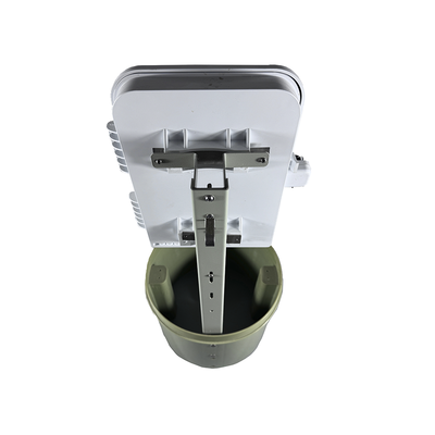 Pedestal para Cajas de Empalme de Fibra Óptica Cilíndrico Color Verde con Bracket Estandar (No incluye caja de empalme)
