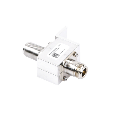 Protector RF Coaxial Para 10 - 1000 MHz de Ceja Frontal y Conectores N Hembra en Ambos Lados, 50 Ω