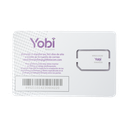 SIM SYSCOM 10GB mensual para dispositivos móviles 3G/4G (YOBI) 1 año de servicio (solo datos)
