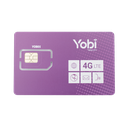 SIM SYSCOM 10GB mensual para dispositivos móviles 3G/4G (YOBI) 1 año de servicio (solo datos)