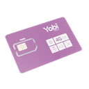 SIM SYSCOM 1GB mensual para dispositivos móviles 3G/4G (YOBI) 1 año de servicio (solo datos)